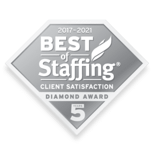 Best of Staffing client diamond award 2021