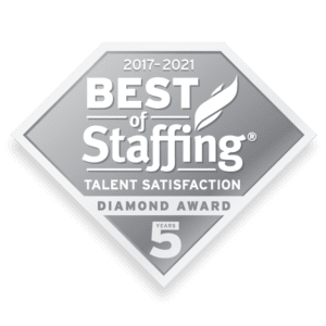 Best of Staffing talent diamond award 2021